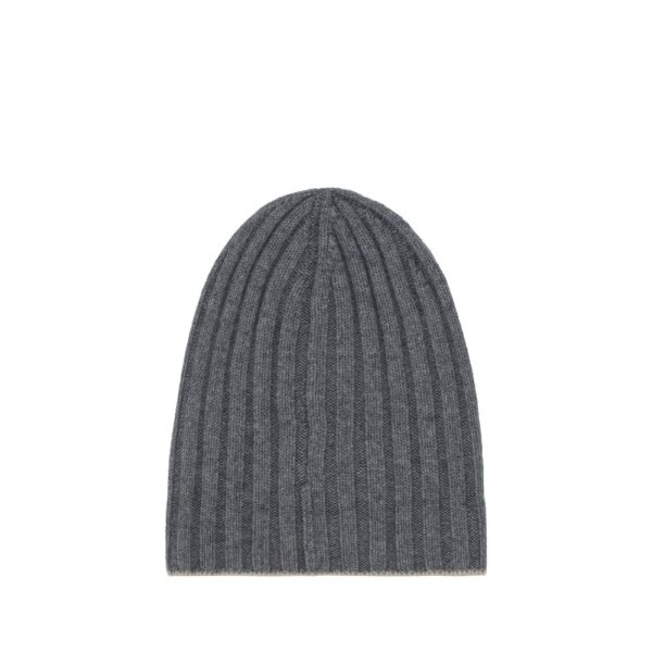 Gray Cashmere Beanie