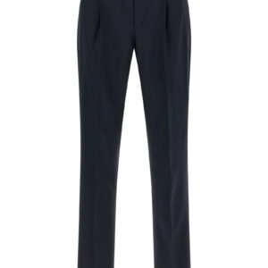 Blue Wool Dress Pants