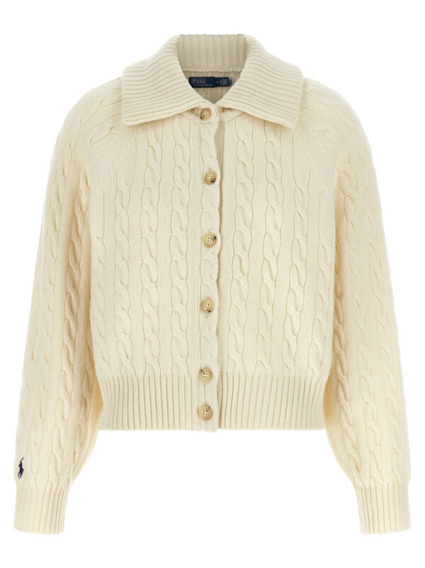 White Wool Cardigan