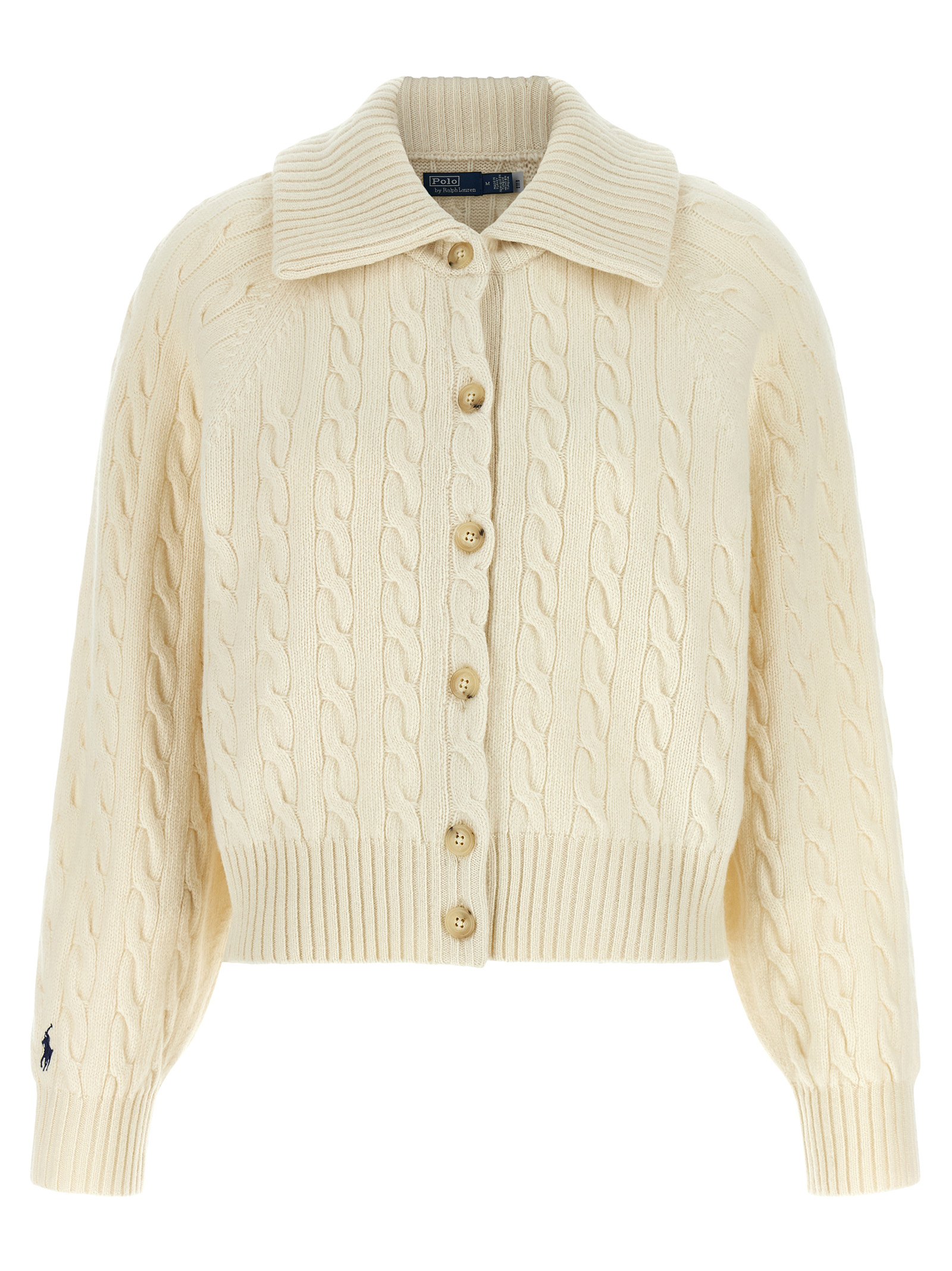 White Wool Cardigan