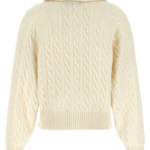 White Wool Cardigan