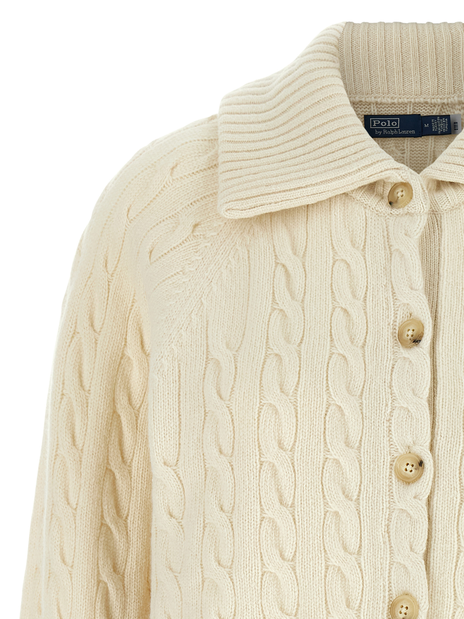 White Wool Cardigan