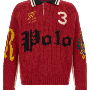 Red Wool Cardigan