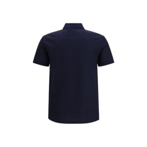 Blue Cotton Polo Shirt