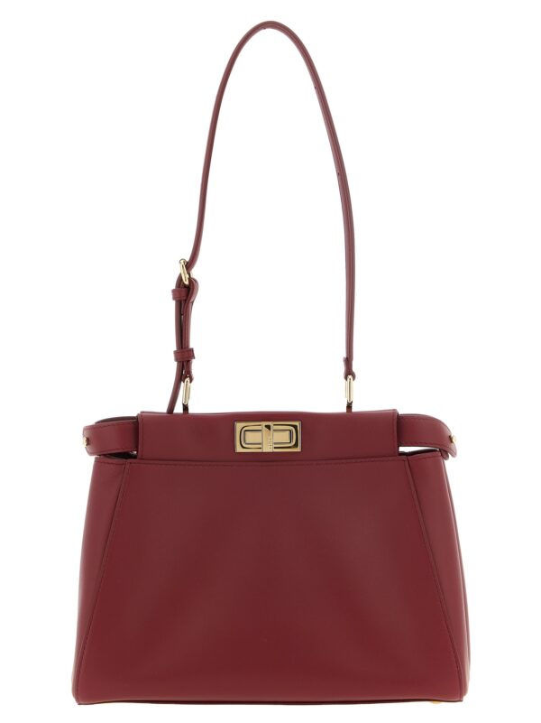 Bordeaux Lamb Leather Shoulder Bag