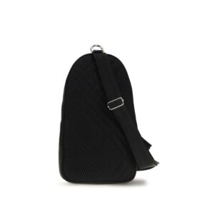 Black Fabric Shoulder Bag