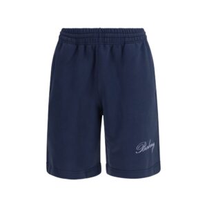 Blue Cotton Shorts