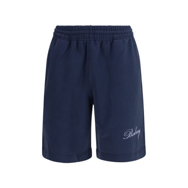 Blue Cotton Shorts