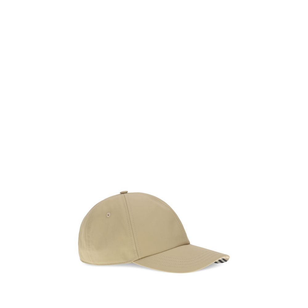 Beige Cotton Cap (Baseball Hat)