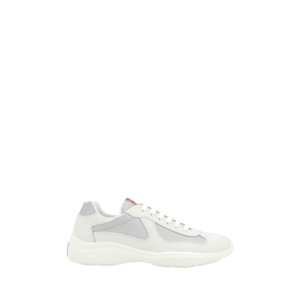 White Calf Leather Bos Taurus Athletic Sneakers
