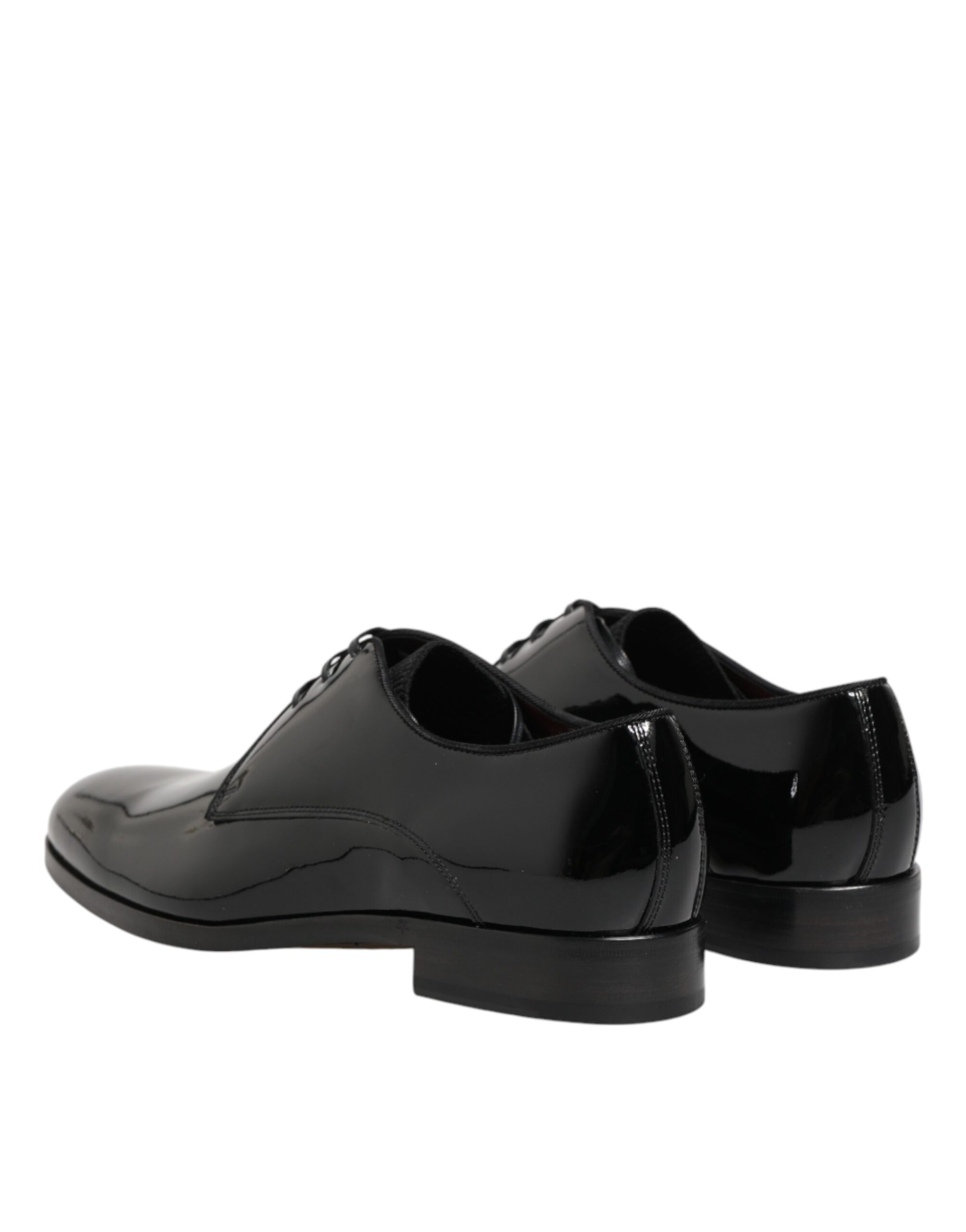 Black Calfskin Leather Derby Dress Shoes